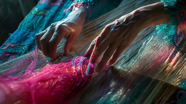 Créations textiles poétiques : savoir jouer avec les couleurs