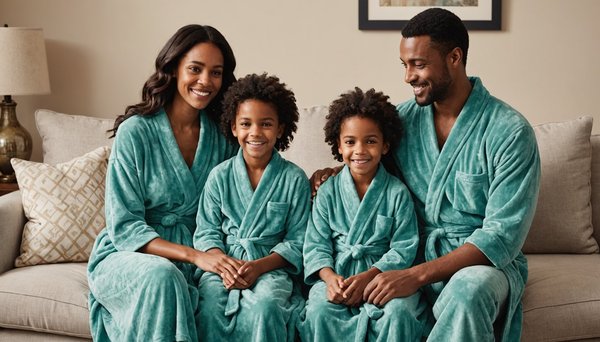 Découvrez le peignoir idéal pour toute la famille