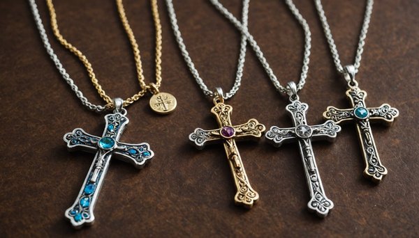 Collection de collier croix de qualité artisanale : l'élégance spirituelle